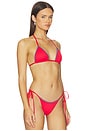 view 2 of 5 Nick Beaded Bikini Top in Havana