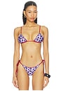 view 2 of 6 X Devon Lee Carlson Elena Reversible Bikini Top in Shopaholic