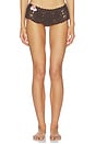 view 1 of 7 X Devon Lee Carlson Shelly Crochet Bikini Bottom in Daisy Lynn