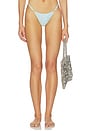 view 1 of 6 X Devon Lee Carlson Luna Sequin Bikini Bottom in Blue Bloom