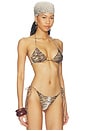 view 2 of 4 X Devon Lee Carlson Nick Triangle Bikini Top in Rawr