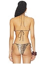 view 3 of 4 X Devon Lee Carlson Nick Triangle Bikini Top in Rawr