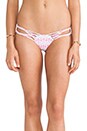 view 1 of 4 Mary-Jane Seamless Twisted Double Braided Side Bottom in Pink Chevron