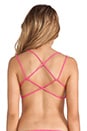 view 4 of 5 HAUT DE MAILLOT DE BAIN KAIA in Hot Pink