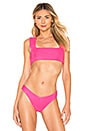 view 1 of 4 HAUT DE MAILLOT DE BAIN SOFIA in Heart Throb Pink