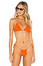 view 1 of 4 TOP BIKINI TIA in Tangerine