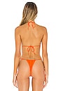 view 3 of 4 TOP BIKINI TIA in Tangerine