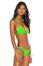 view 2 of 5 TOP BIKINI SKY in Acid Green