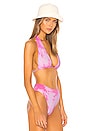 view 2 of 4 TOP BIKINI JORDAN in Pink Tie Dye