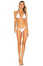 view 4 of 5 Haze Crochet Bikini Bottom in White