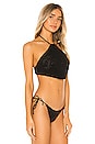 view 2 of 5 Jimi Crochet Bikini Top in Black