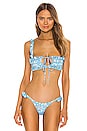 Frankies Bikinis Mackenzie Top In Calico Revolve