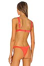 view 3 of 5 TOP BIKINI GEORGIA in Coral