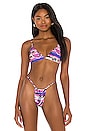 view 1 of 4 Francesca Bikini Top in Ocean Front
