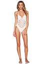 view 1 of 3 Poppy One Piece Swimsuit in Pink Pansies
