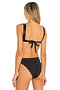view 3 of 4 Willow Bikini Top in Black