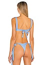 view 3 of 4 Willow Bikini Top in Charmbray