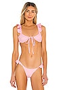 view 1 of 4 Birdie Bikini Top in Love Pink