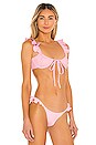 view 2 of 4 Birdie Bikini Top in Love Pink