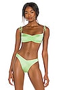view 1 of 4 FOXY 비키니 탑 in Honeydew