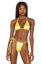 view 1 of 4 HAUT DE MAILLOT DE BAIN TIA in Lemon Drop