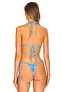 view 3 of 4 Tia Bikini Top in Electric Print