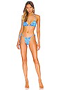 view 4 of 4 Tia Bikini Top in Electric Print