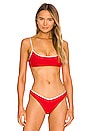 view 1 of 4 Dallas Jacquard Bikini Top in Flame