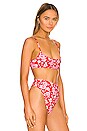 view 2 of 4 Dallas Bikini top in Coconut Girl