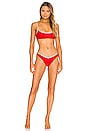 view 4 of 4 ENZO 비키니 하의 in Flame