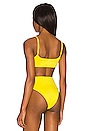 view 3 of 4 x REVOLVE Dallas Plisse Bikini Top in Pina Colada
