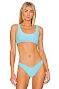 view 1 of 4 TOP BIKINI CONNOR in Aquamarine