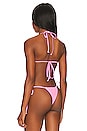 view 3 of 4 TOP BIKINI TIA in Distorted Pink