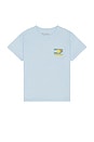 view 2 of 2 Day Glow Kids Short Sleeve Tee in Icy