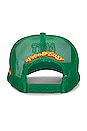 view 2 of 3 Bob Marley Tuff Gong Trucker Hat in White & Green