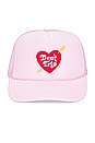 view 1 of 2 Heart & Arrow Trucker Hat in Pink