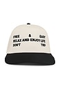 view 1 of 3 Trifecta Two Tone 5 Panel Snapback Hat in Natural & Black