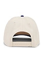 view 2 of 3 Trifecta Two Tone 5 Panel Snapback Hat in Natural & Royal