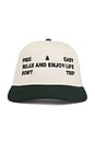 view 1 of 3 Trifecta Two Tone 5 Panel Snapback Hat in Natural & Green