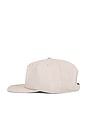 view 3 of 3 Blissed Out 5 Panel Strapback Hat in Bone
