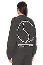 view 3 of 4 Yin Yang Heavy Fleece Sweatshirt in Vintage Black