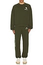 view 5 of 5 La Palma Heavy Fleece Sweatshirt in Olive