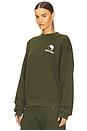 view 3 of 5 La Palma Heavy Fleece Sweatshirt in Olive