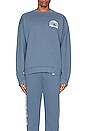 view 3 of 4 Rainbow Heavy Fleece Sweatshirt in Worn Indigo