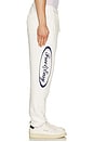 view 4 of 6 Script Heavy Fleece Sweatpants in Coconut