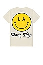 view 1 of 5 Be Happy La Tee in Pale Yellow