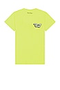 view 2 of 5 Don't Trip Drop Shadow Tee in Neon Yellow