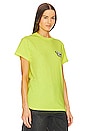 view 3 of 5 T-SHIRT in Neon Yellow