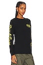 view 2 of 4 Oval Long Sleeve T-shirt in Black