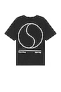 view 1 of 4 Yin Yang Premium Short Sleeve Tee in Washed Black